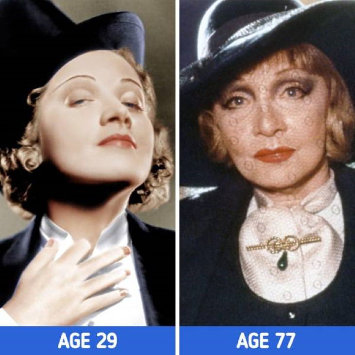 Actrices Que Embellecieron Con El Paso Del Tiempo  Marlene Dietrich