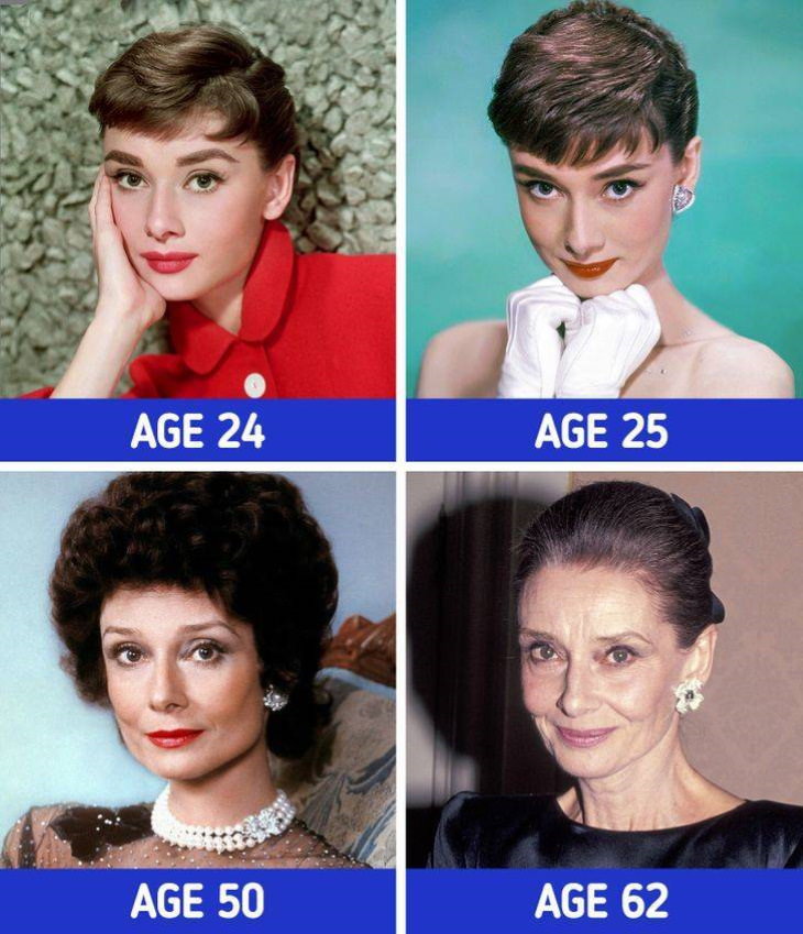  Actrices Que Embellecieron Con El Paso Del Tiempo  Audrey Hepburn