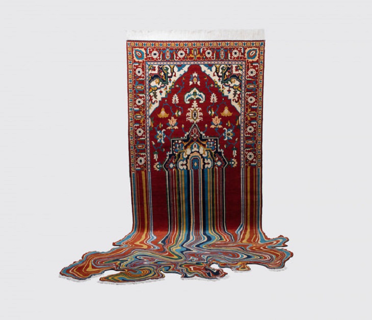 Alfombras De Faig Ahmed alfombra color cobre