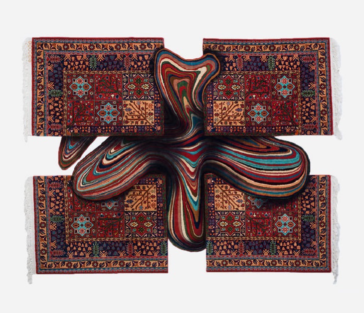 Alfombras De Faig Ahmed alfombra de múltiples colores
