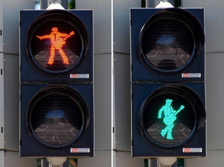 La vida en Alemania Los alemanes pueden ser muy creativos con sus señales de paso de peatones.