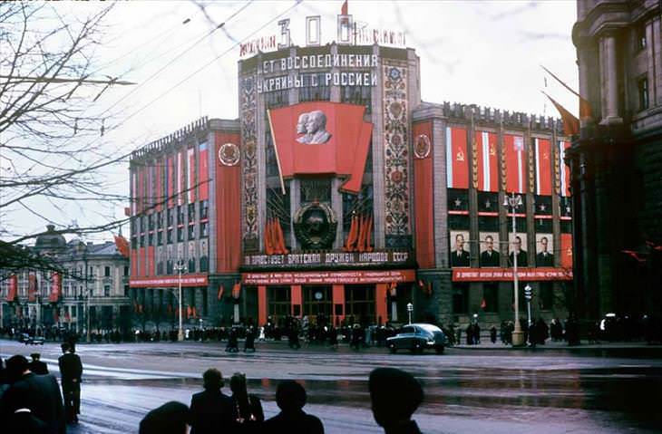 Fotos Inéditas De La Unión Soviética El edificio del telégrafo central de Moscú