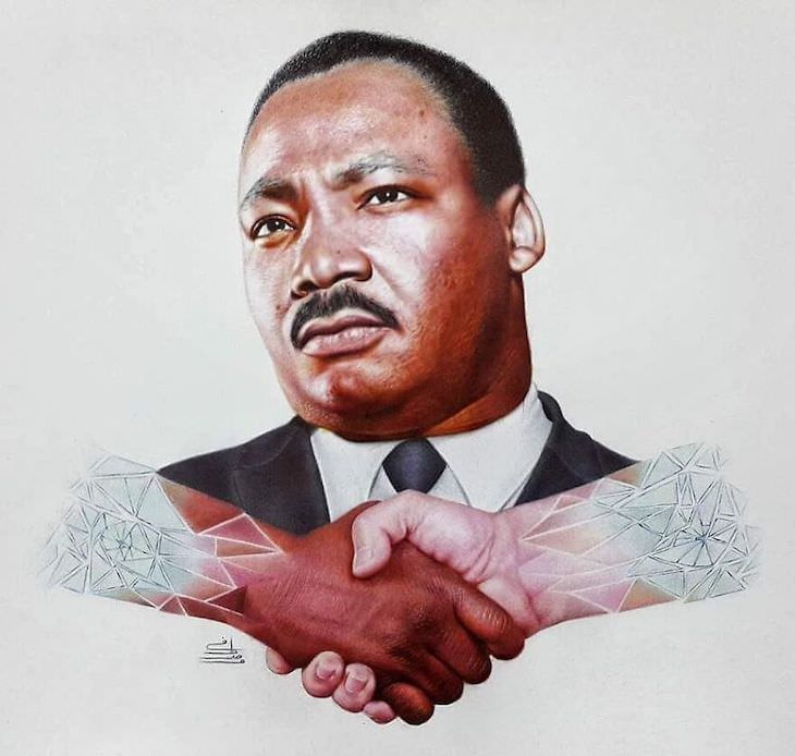 Dibujos De Mostafa Khodeir Martin Luther King