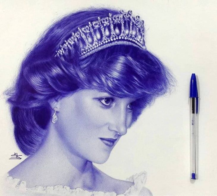 Dibujos De Mostafa Khodeir Princesa Diana