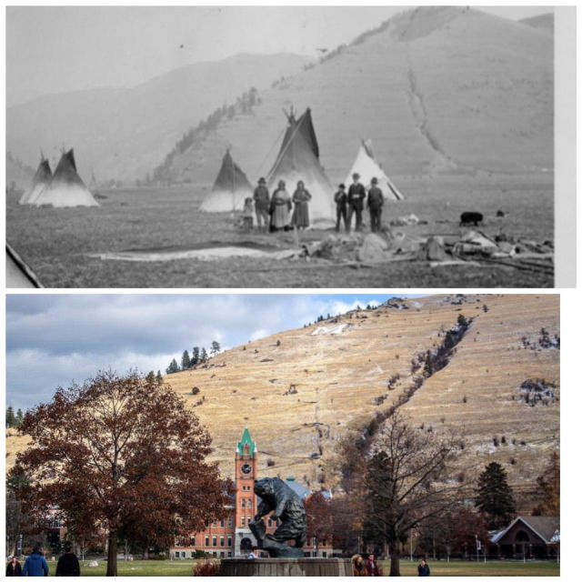  Increíbles Fotos De Cómo El Tiempo Lo Transforma Todo La Universidad de Montana 150 años de diferencia