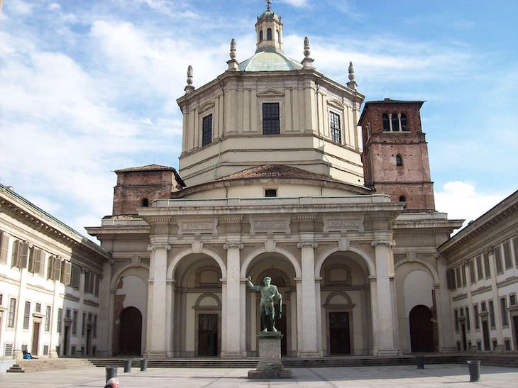 4. Basílica de San Lorenzo, Milán, Italia - 364 - 402 d. C.