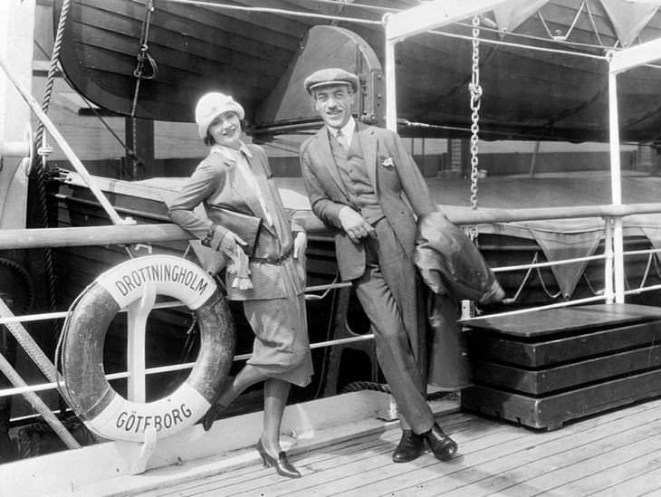 Fotos Cruceros De Lujo 6. Hollywood pudo atraer a estrellas europeas como Greta Garbo a Estados Unidos con este tipo de viajes