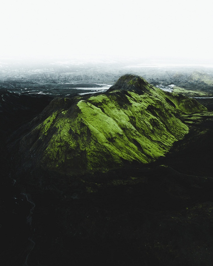 Fotos Aéreas De Islandia Paisaje de montañas