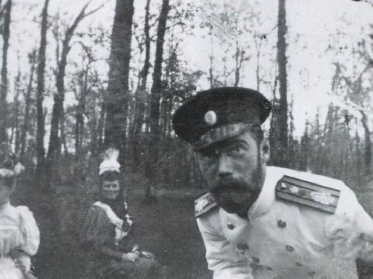 Fotos Históricas Raras Al emperador Nicolás II de Rusia (1868-1918) le gustaba bastante hacerse "selfies"