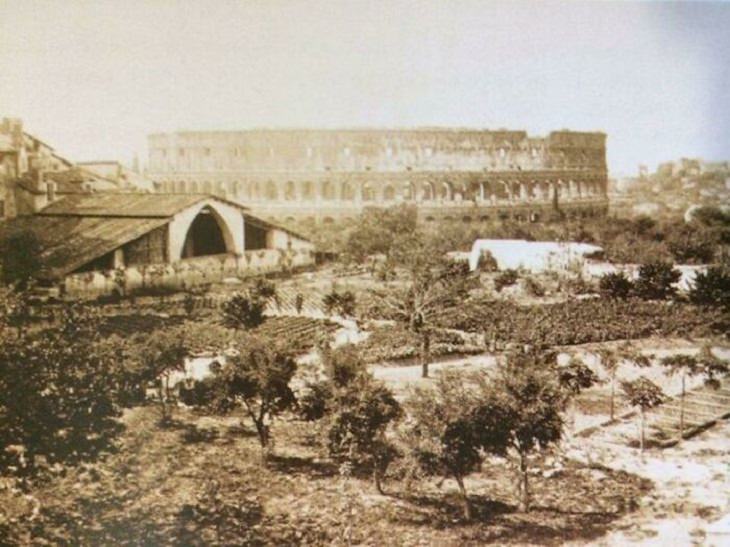 Fotos Históricas Raras Roma cuando se convirtió en la capital del reino de Italia - 1871