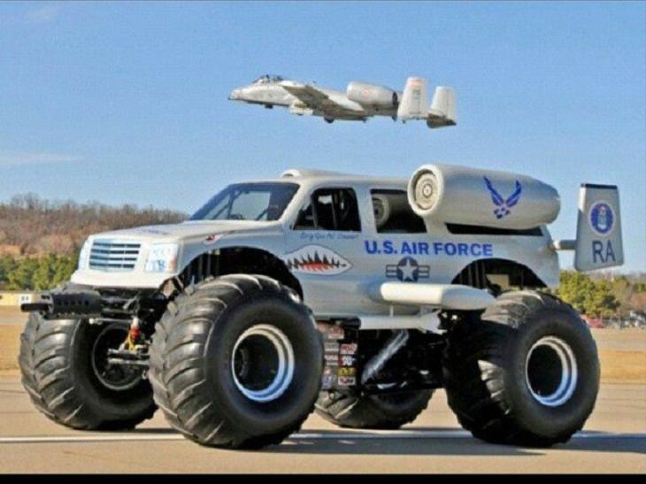 Camionetas Con Diseños Asombrosos Camioneta de la fuerza aérea