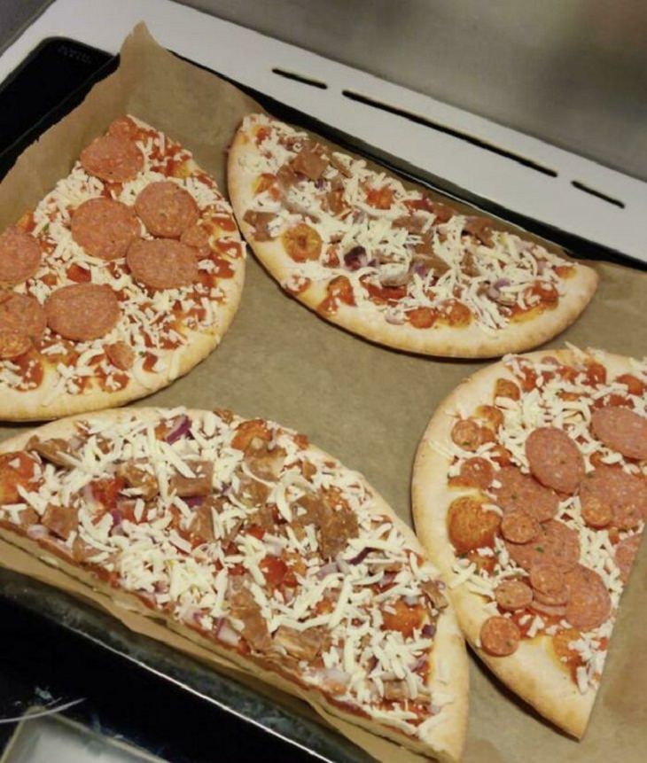 10 Trucos De Cocina ¿Tienes dos pizzas congeladas, pero solo una bandeja? No te preocupes, prueba este método