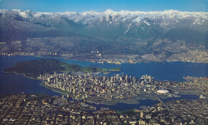 Impresionantes Paisajes Urbanos  Vancouver, Canadá, en 1988