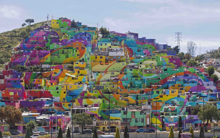 Impresionantes Paisajes Urbanos Pachuca en México parece una pintura