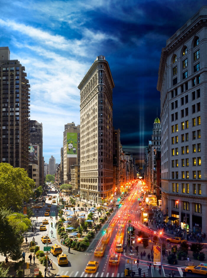 Impresionantes Paisajes Urbanos Nueva York, día y noche