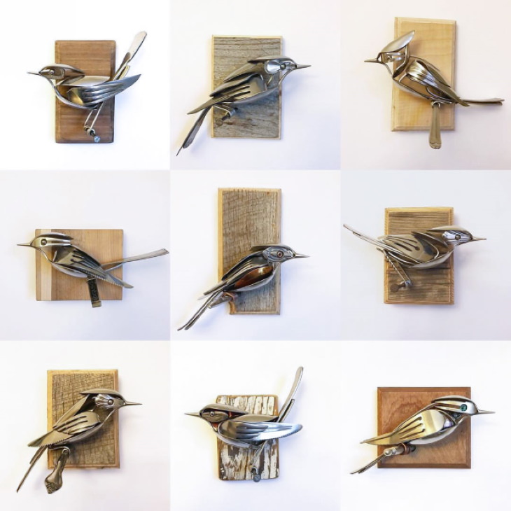 Animal Art by Matt Wilson various birds 2