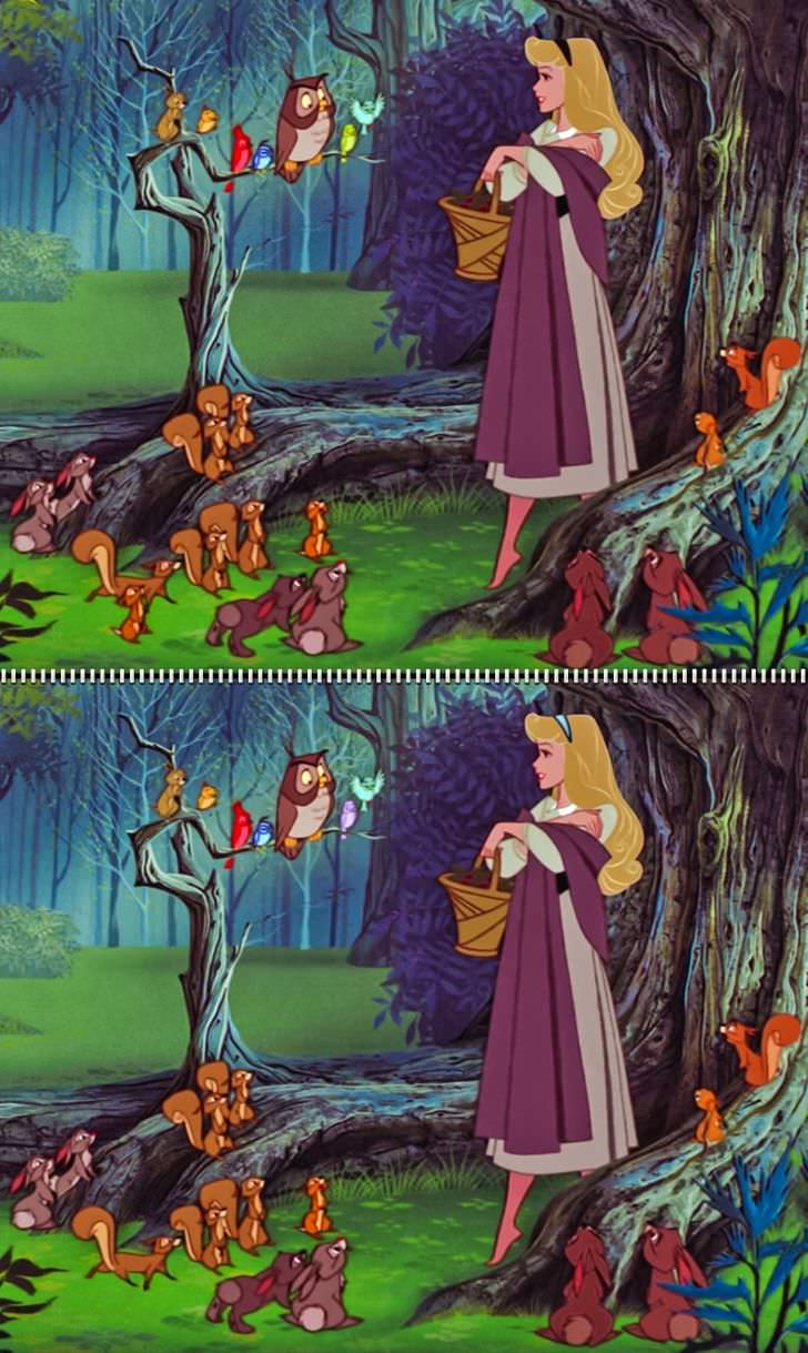 encuentra las diferencias Disney Sleeping Beauty