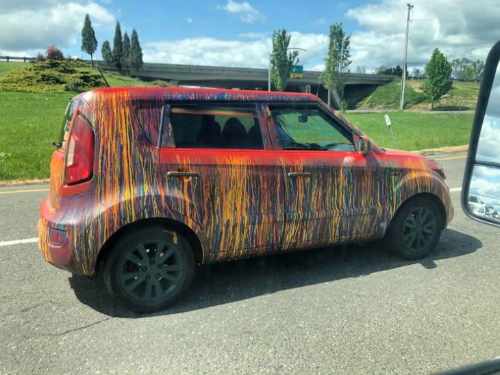Autos Desastrosos Accidente de pintura