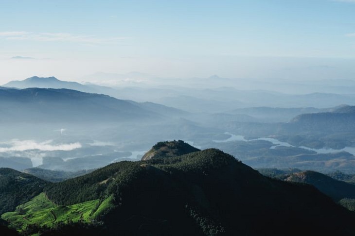  Fotos Que Capturan La Belleza De La India Las colinas verdes de plantaciones de té en las montañas de Munnar, Kerala
