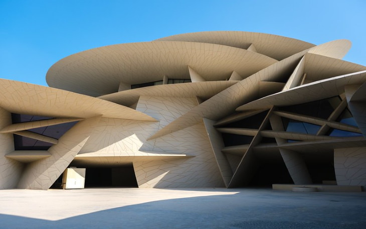 Museos Con Diseños Arquitectónicos Inusuales Museo Nacional de Qatar en Doha, Qatar