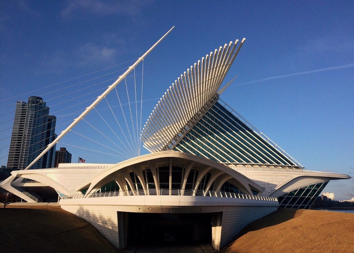 Museos Con Diseños Arquitectónicos Inusuales Museo de Arte de Milwaukee, EE. UU.