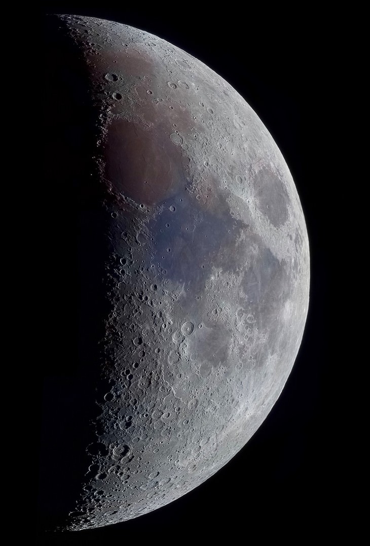  Fotos Nos Muestran El Espectactular Universo "39% Luna creciente" de Richard Addis (Reino Unido)