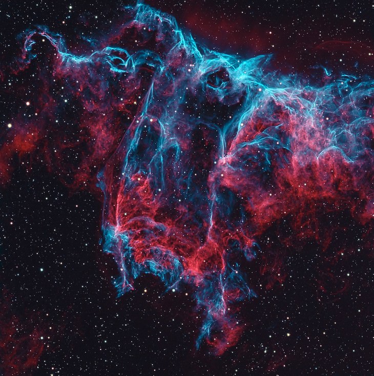  Fotos Nos Muestran El Espectactular Universo "La nebulosa del murciélago" de Josep Drudis (EE. UU.)