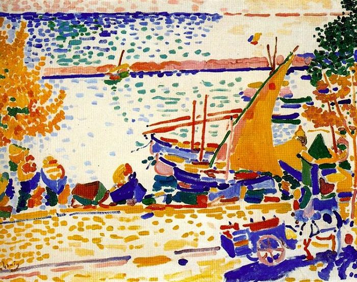 Obras De Arte De André Derain El puerto de Collioure, 1905