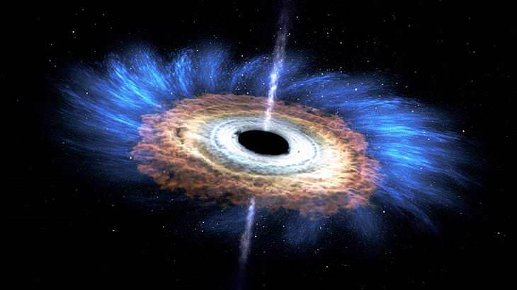 Colección De Fotos De La NASA Una estrella destrozada por un agujero negro