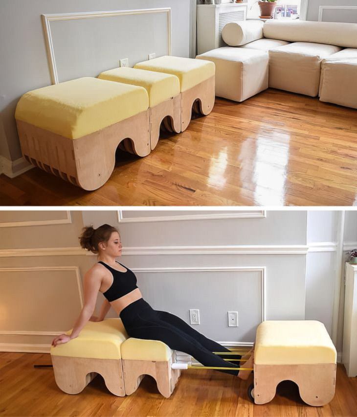 Nuevos Inventos, muebles que funcionan como gimnasio