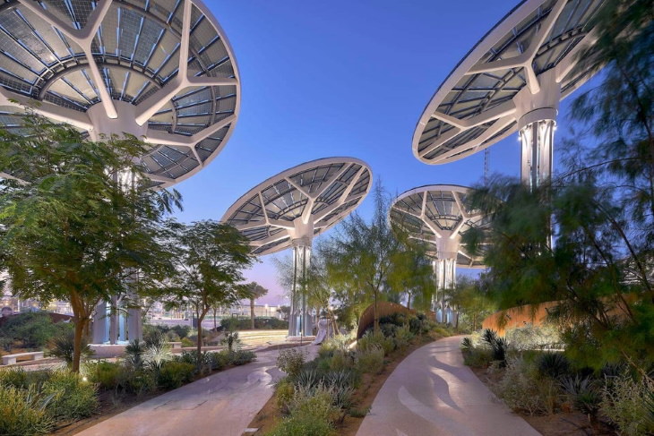Expo Dubái 2020, Acercamiento Pabellón de Sostenibilidad por Grimshaw Architects 