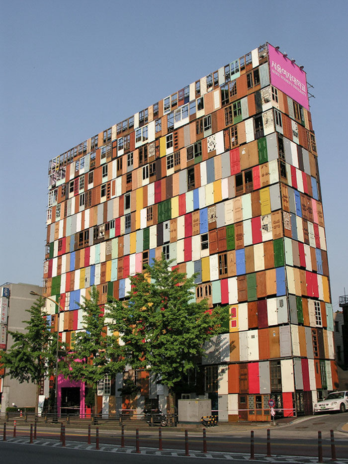  Fotos De Corea Del Sur, edificio "1000 Puertas" en Corea del Sur