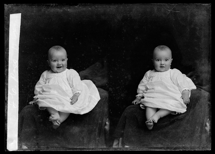 Retratos Del Siglo XIX, Bebés gemelos