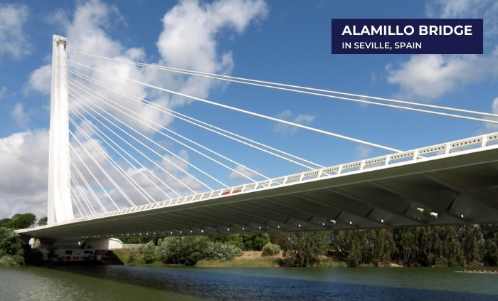 Arquitectura De Santiago Calatrava, El Puente Alamillo