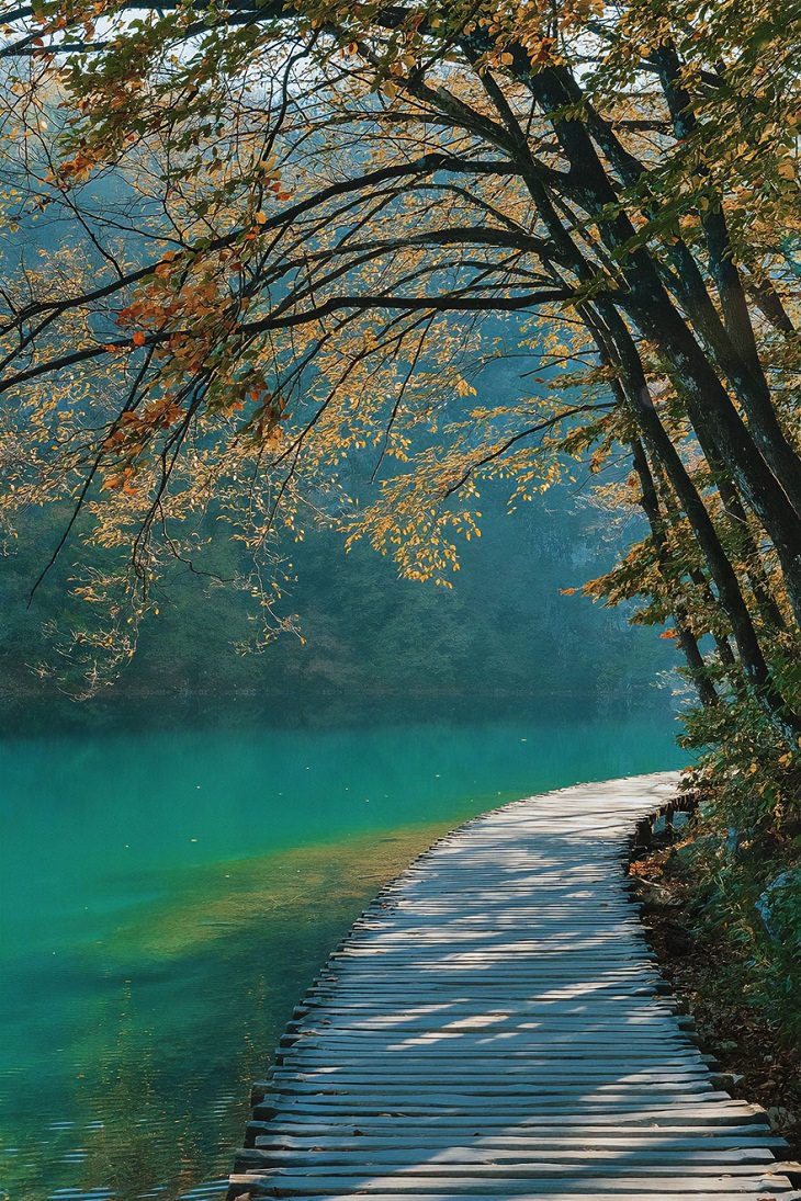 lPreciosos paisajes, lago Plitvice  Croacia