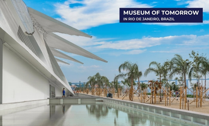 Arquitectura De Santiago Calatrava, Museo del Mañana en Río De Janeiro, Brasil acercamiento