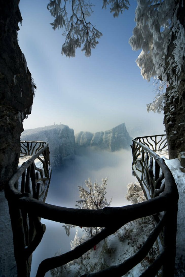 Lugares más bellos del mundo ,Tianmen Cueva ne China
