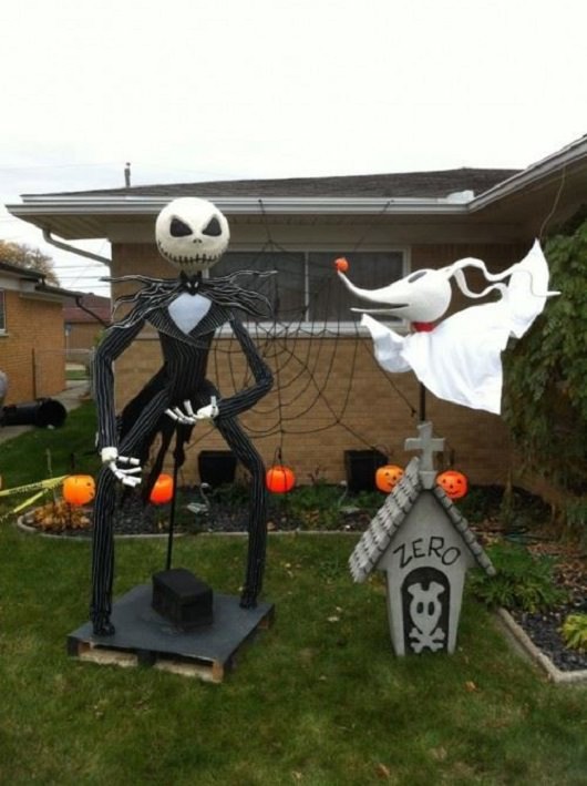 Decoraciones De Halloween, Jack de Tim Burton