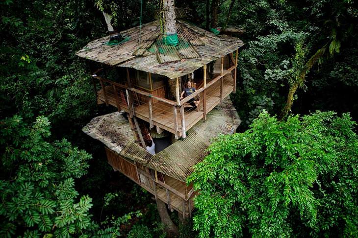 Casas Del Árbol, Casa del árbol de la Finca Ecológica Bellavista, Costarica