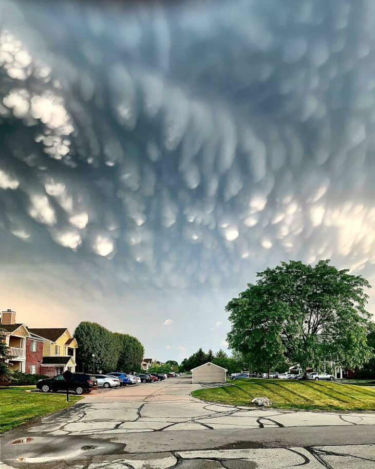 Fotos de tormentas Nubes Mammatus