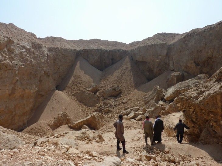 Descubrimientos arqueológicos de la rampa egipcia del siglo XXI