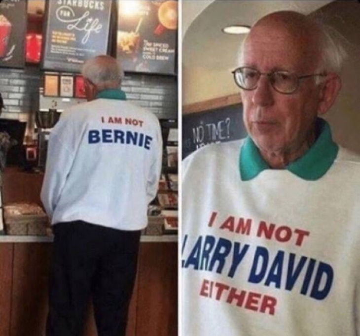 Los dobles de los famosos no Bernie