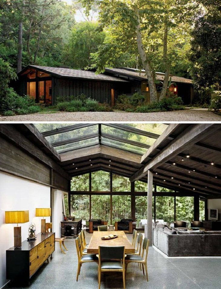 Arquitectura modernista, casa rancho experimental
