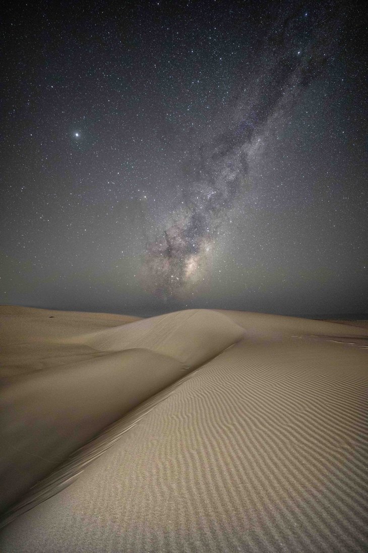 Fotos de astronomía: desierto de la Vía Láctea