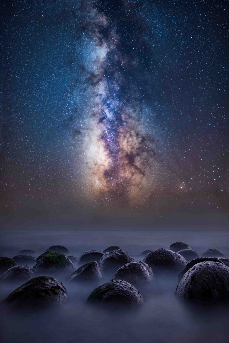 Fotos de astronomía: cúpulas en la niebla