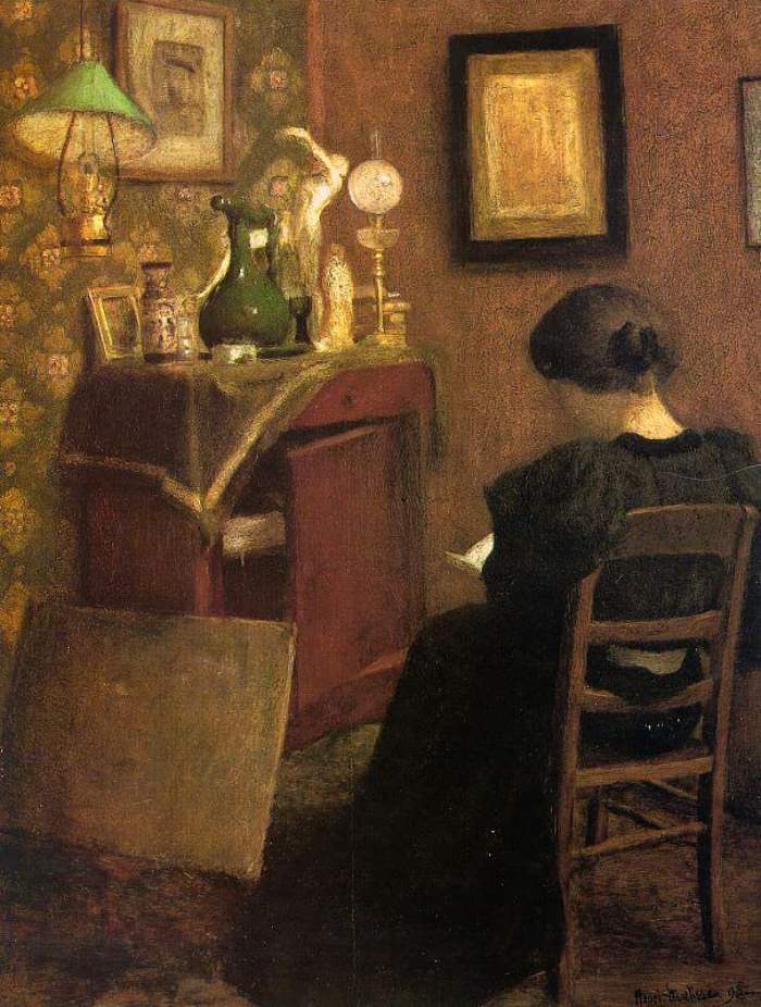 Mujer leyendo, 1894