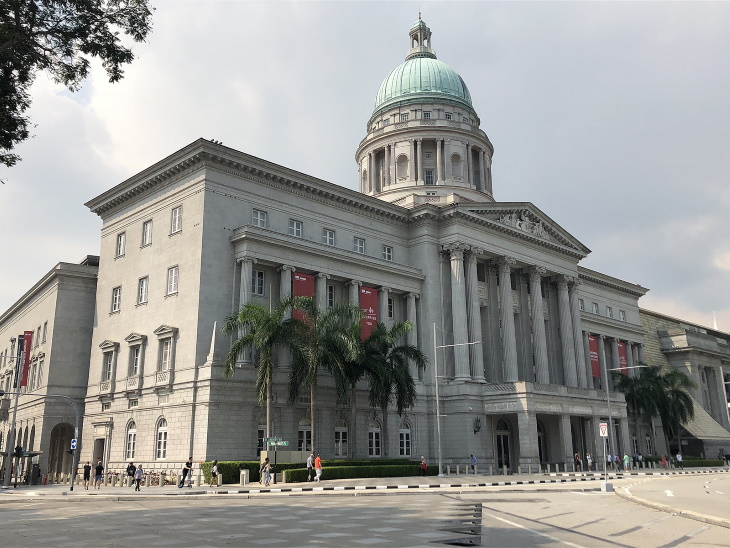 Arquitectura colonial Galería Nacional, Singapur