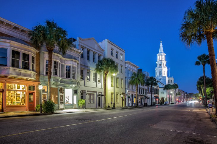 ciudades estadounidenses más antiguas Charleston, Carolina del Sur (1680)