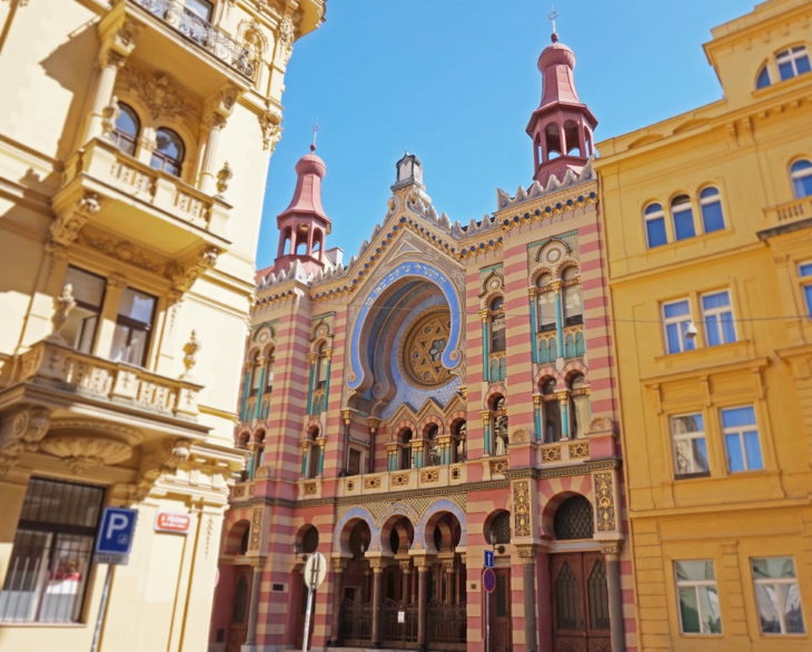 Edificios Art Nouveau Sinagoga del Jubileo 