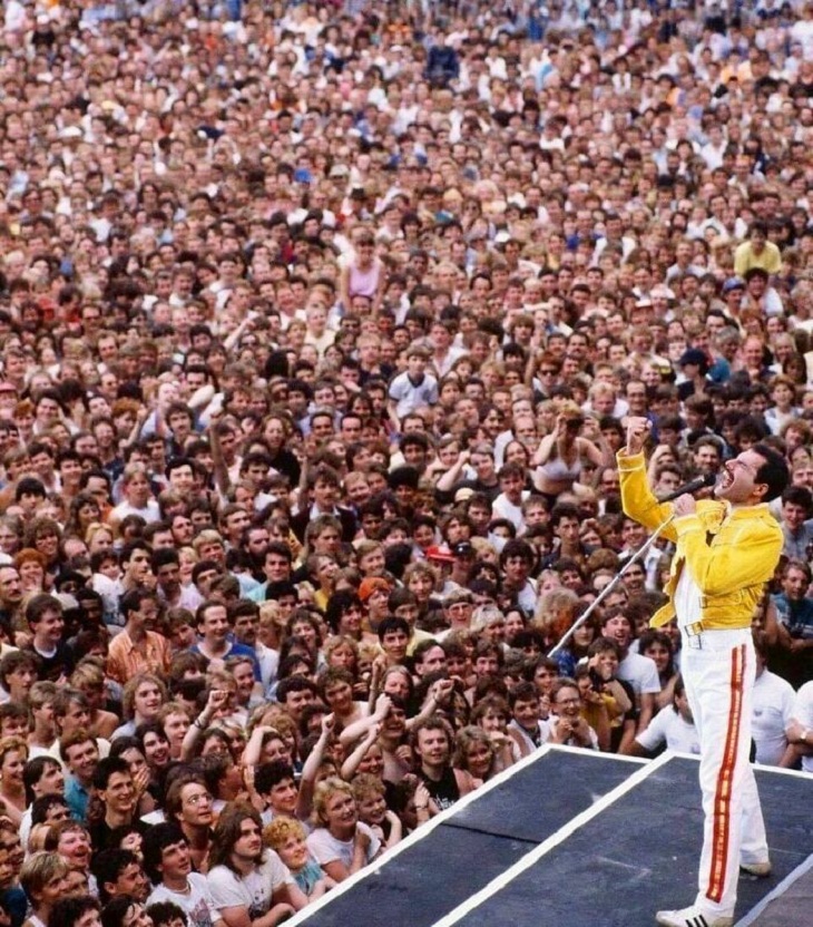 Fotos raras de famosos, Freddie Mercury